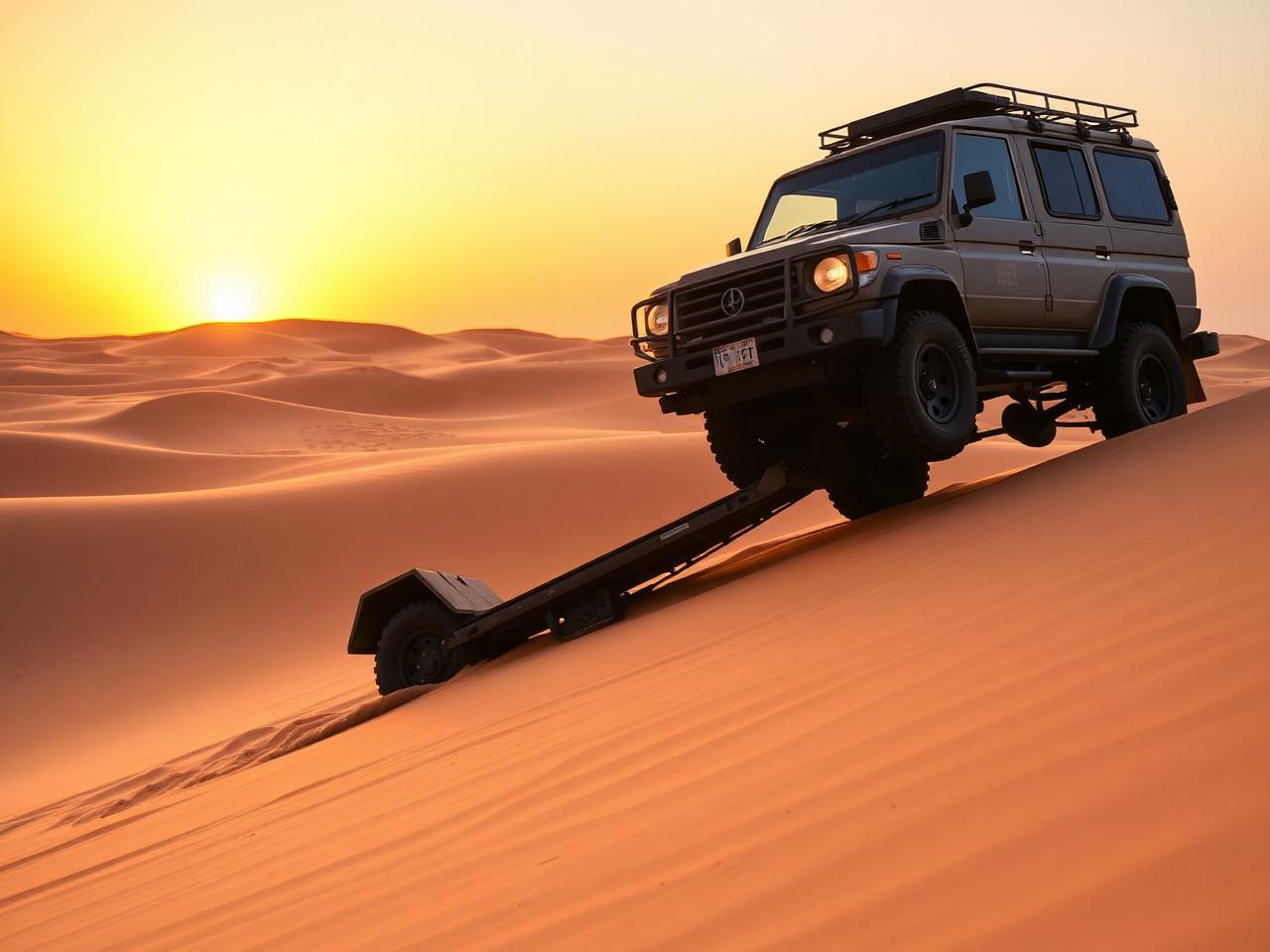 Off-road 4x4 desert recovery UAE